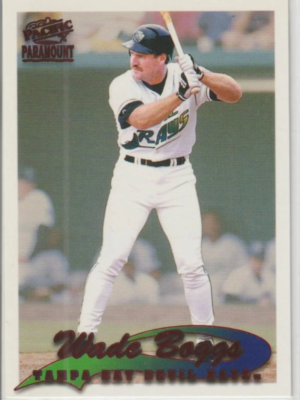 Rare Wade Boggs 1999 Pacific Paramount Red Foil Parallel #224